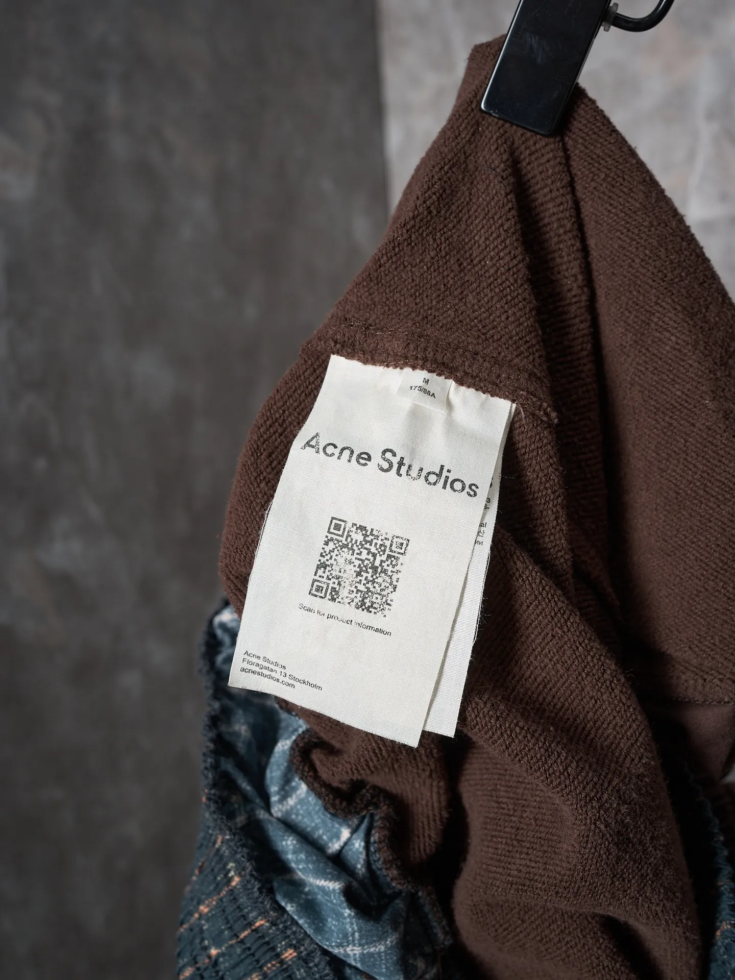 【 】Acne Studios 【In Stock】S M L XL Dark Coffee Brown ACNE GYM Brown For Everyone Retro ACNE GYM ，